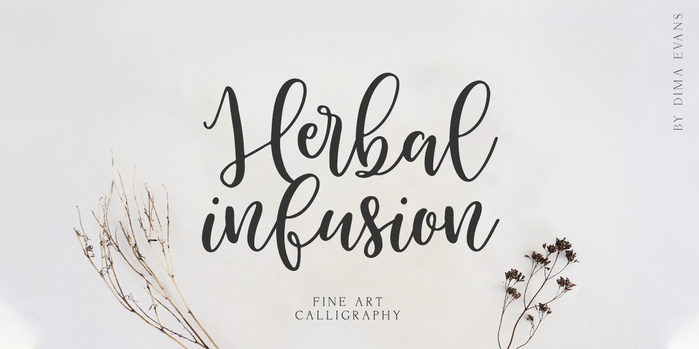 Font Herbal Infusion